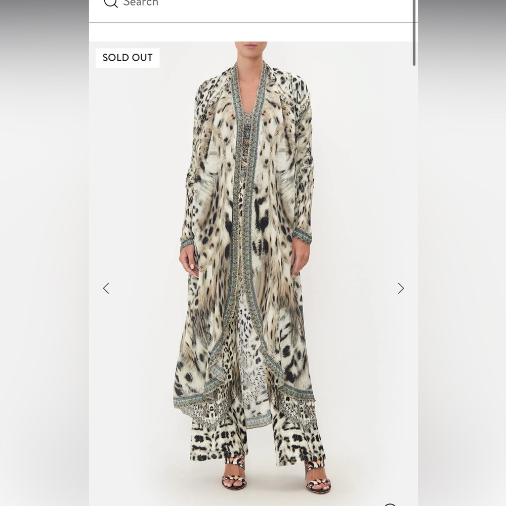 Snow Whispers Lightweight Kimono Jacket